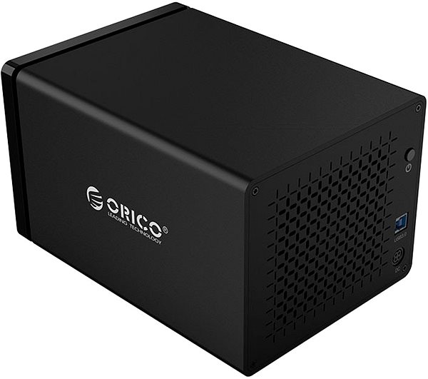 Externý box ORICO NS500RU3-EU-BK-BP RAID Bočný pohľad