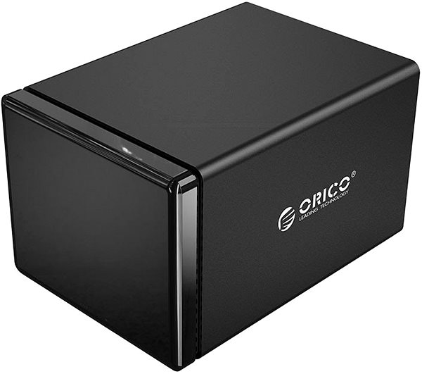 Externý box ORICO NS500RU3-EU-BK-BP RAID Bočný pohľad
