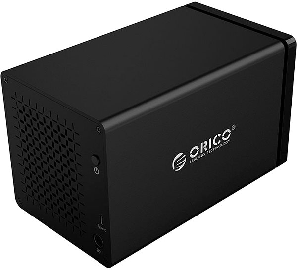 Externý box ORICO NS400RC3-EU-BK-BP RAID Bočný pohľad