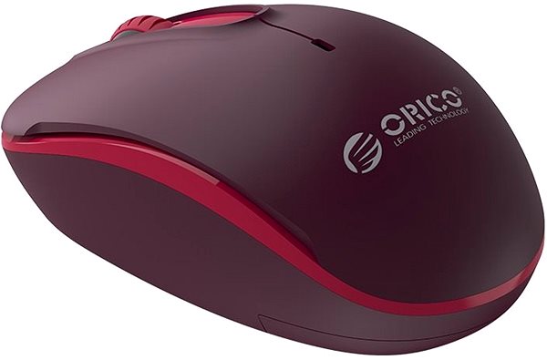 Maus ORICO Wireless Mouse - rot Lifestyle