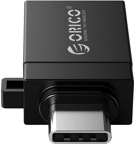 Redukcia ORICO Type-C (USB-C) to USB-A OTG Adapter Black Screen