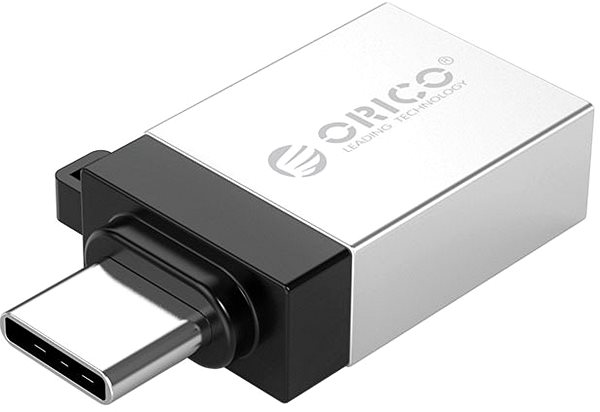 Adapter ORICO Typ C (USB-C) auf USB-A OTG Adapter - silber Anschlussmöglichkeiten (Ports)