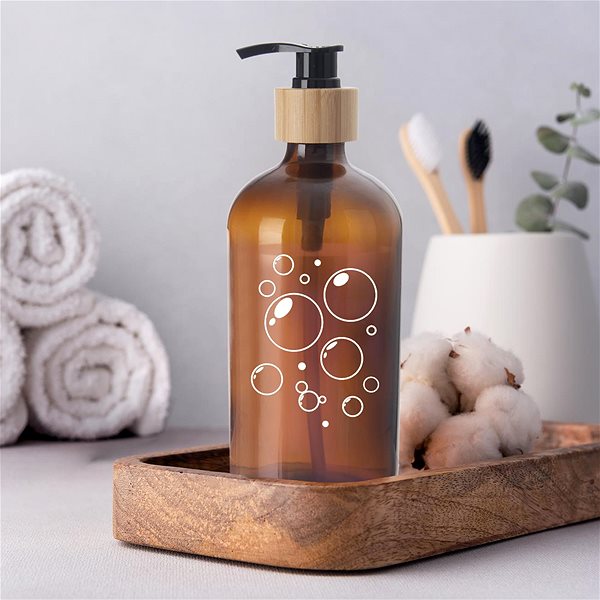 Seifenspender ORION Seifenspender 0,5 l, Braunglas ...