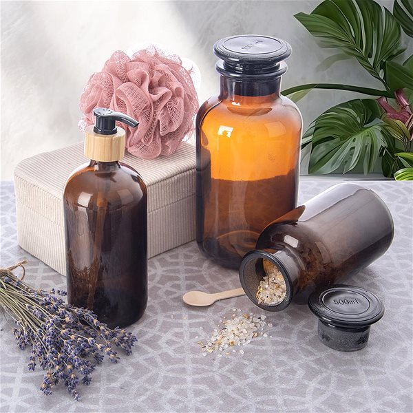 Seifenspender ORION Seifenspender 0,5 l, Braunglas ...