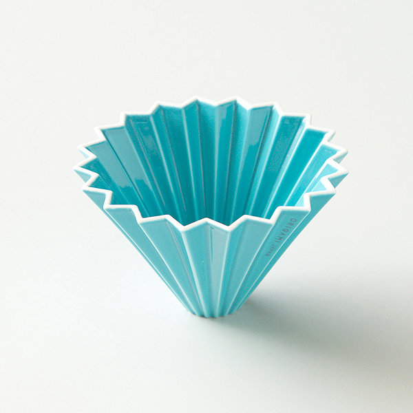 Origami Dripper ceramic M turquoise.