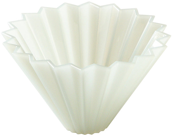 Origami Dripper AIR S plastic dripper in matt grey.
