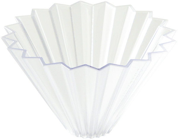 Origami Dripper AIR S plastic dripper transparent matte.