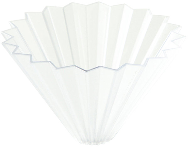 Origami Dripper AIR M plastic dripper transparent matte.