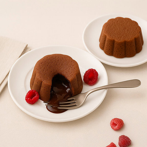 Baking Mould ORION Cupcake mould 6 brown silicone Lifestyle