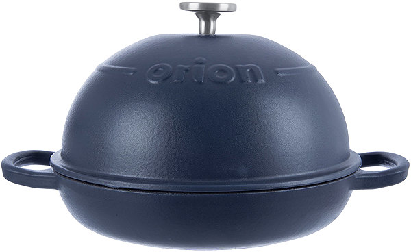Baking Mould ORION Cast iron mould SMALT uni + lid diameter 26 cm, height 18 cm ...
