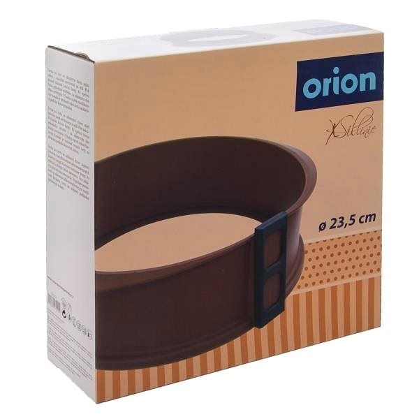 Baking Mould Orion Silicone/Glass Cake Mould, Brown Packaging/box