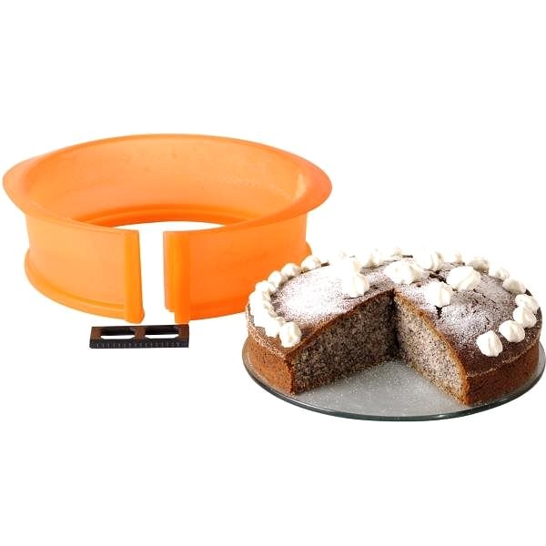 Sütőforma Orion Szilikon/ üveg tortaforma, narancssárga Lifestyle