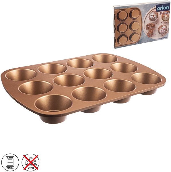 Baking Mould ORION Marissa 12 Metal muffin tin ...