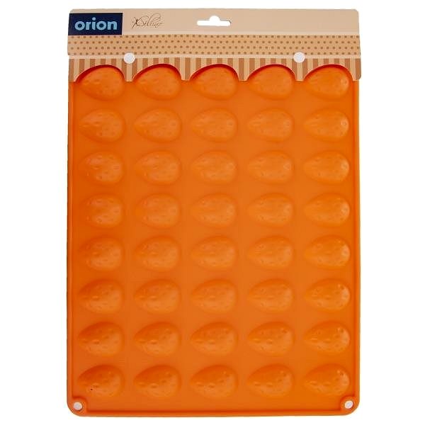 Springform Orion Silikonform Nüsse 40 - orange Verpackung/Box