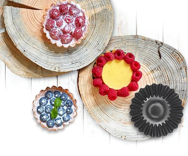 Baking Mould ORION TARTLETS Metal Cupcake Mould diam. 7cm 6 pcs ...
