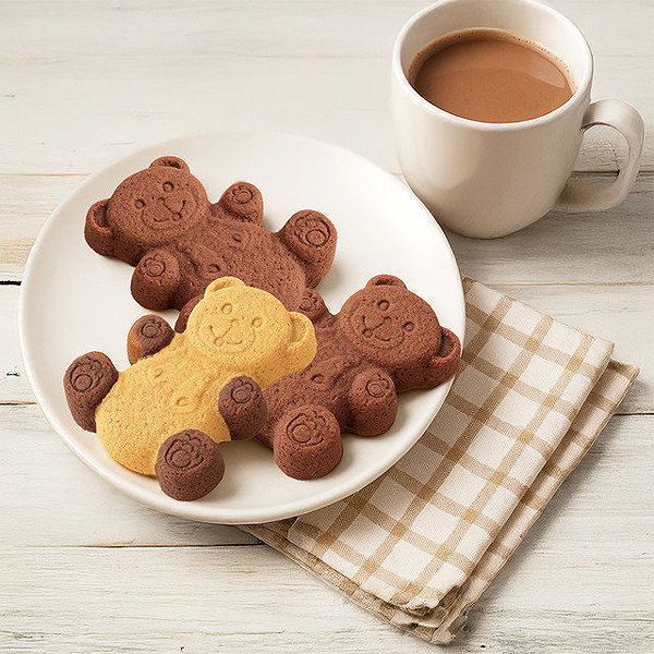 Baking Mould ORION Mould teddy bears 6 brown silicone Lifestyle