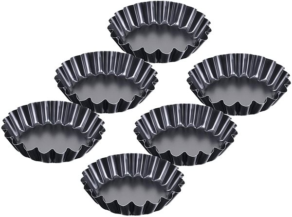 Baking Mould ORION TARTLETS Metal Cake Tin, diam. 9cm 6 pcs ...