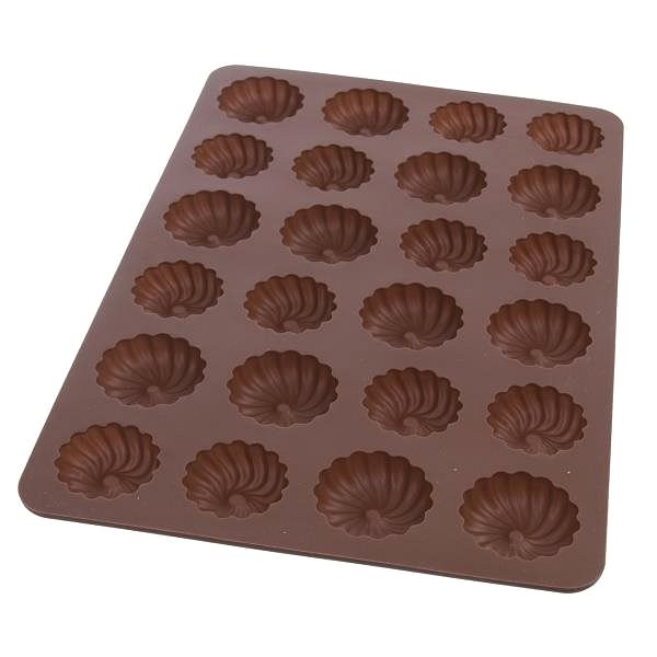 Baking Mould Orion Silicone Wreath Mould 24 Small Brown Screen