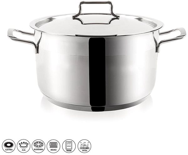 Pot ANETT Stainless-steel Pot with Lid 7.1l Screen