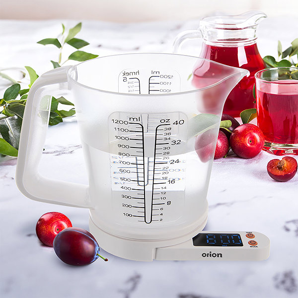 Küchenwaage Orion Waage Küchenwaage digit. UH 5 kg mit Messschale 1,2 l ...