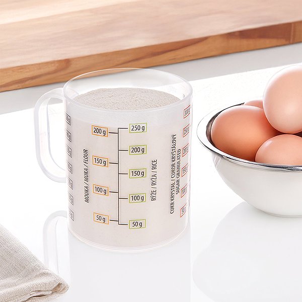 Messbecher für die Küche ORION Messbecher mit Aufdruck 0,25 l UH Lifestyle