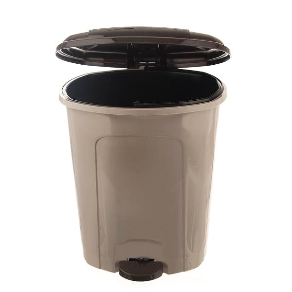 Odpadkový kôš Orion Kôš odp. UH s pedálom 30 l kávovo hnedý Vlastnosti/technológia