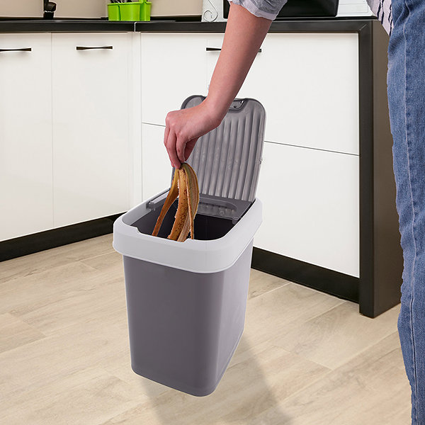 Rubbish Bin ORION Swing Waste bin 12 L, grey UH ...