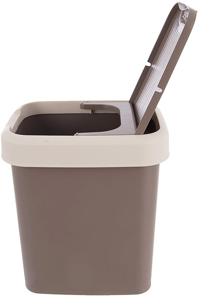 Mülleimer ORION Swing Mülleimer 12 l kippbar braun UH ...