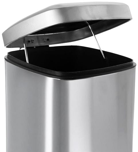 Rubbish Bin Stainless-steel/UH Waste Bin with Pedal 12l H Features/technology