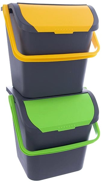 Rubbish Bin ORION UH ECO 28l GREEN Features/technology
