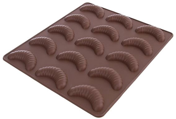 Baking Mould Crescent 15 BROWN Silicone Mould Back page
