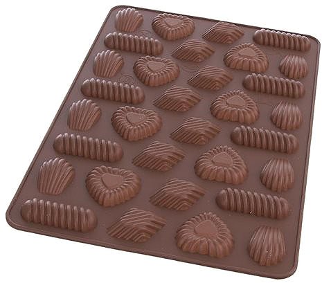 Baking Mould Madeleine Silicone Form, 32 mix, BROWN ...