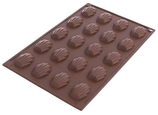 Baking Mould MADELEINE 20 BROWN Silicone Form ...
