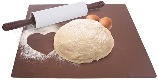 Baking Mould Silicone Rolling Mat 60x50x0.08cm BROWN Lifestyle