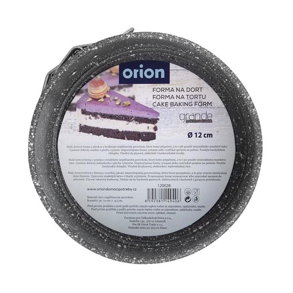 Sütőforma Orion Tortaforma fém/tapadásmentes felület GRANDE átm. 12 cm ...