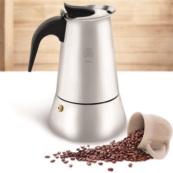 Moka Pot Stainless-steel Coffee Machine 0.45l ...