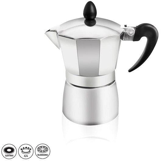 Moka Pot Coffee Machine AL 0,2l ...