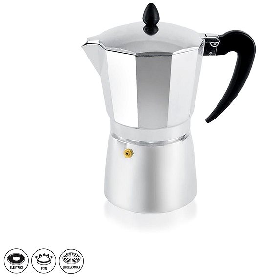 Moka Pot Coffee Machine AL 0,45l ...