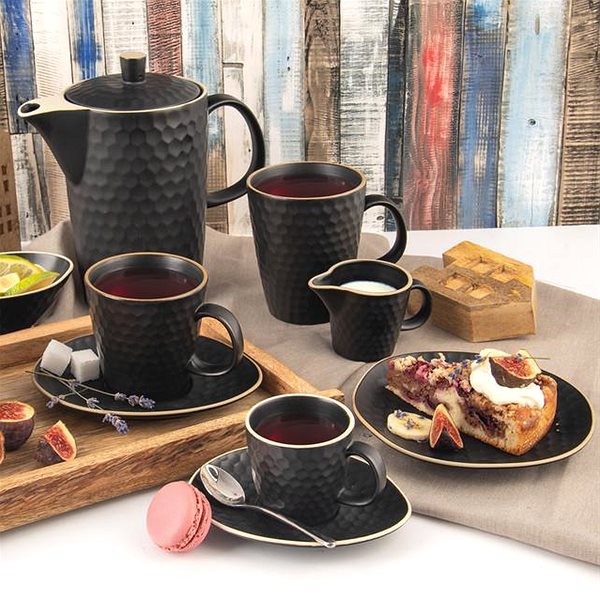 Tasse ORION TEA TIME Becher Steingut + Espressountertasse 0,1 l ...