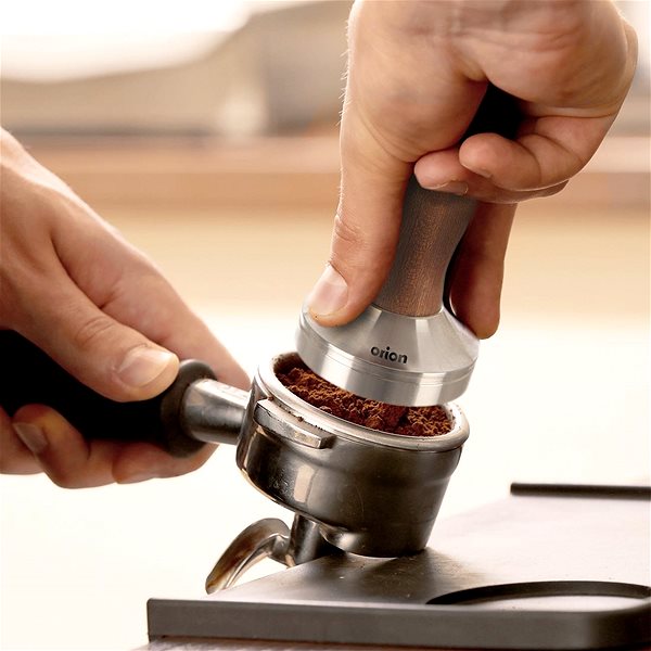 Kaffee-Tamper ORION Kaffee-Tamper 5 cm Edelstahl/Holz ...