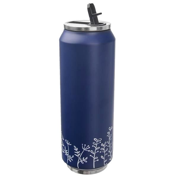 Thermos Orion Thermos-can Stainless_steel 0,7l LOUKA Blue Lateral view