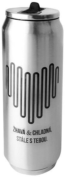 Termoska ORION Termoska-plechovka ner. 0,5 l ŽHAVÁ&CHLADNÁ Screen