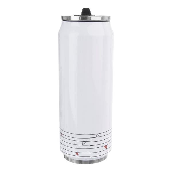 Thermos ORION Thermos-Can Stainless-steel 0,5l HEART Lateral view