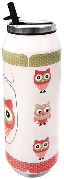 Thermos Thermos-can, Stainless steel, 0.4l OWL Lateral view