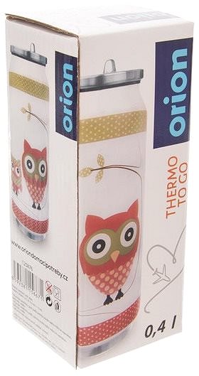 Thermos Thermos-can, Stainless steel, 0.4l OWL Packaging/box