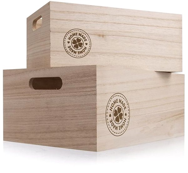 Úložný box Bednička drevo HOME MADE 26 × 16 × 11 cm ...