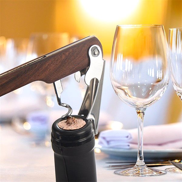 Pocket knife ORION Stainless steel/wood closing knife 4,5 cm .