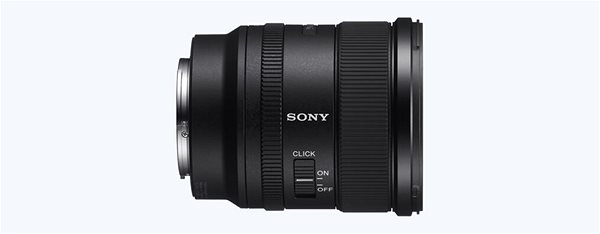 Objektív Sony FE 20 mm f/1,8 G Bočný pohľad