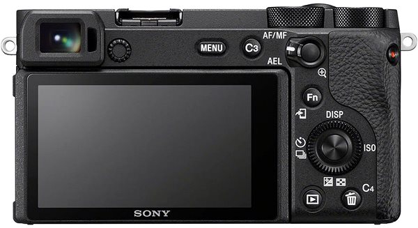 Digitalkamera Sony Alpha A6600 schwarz + E 18-135mm f/3.5-5.6 OSS Rückseite