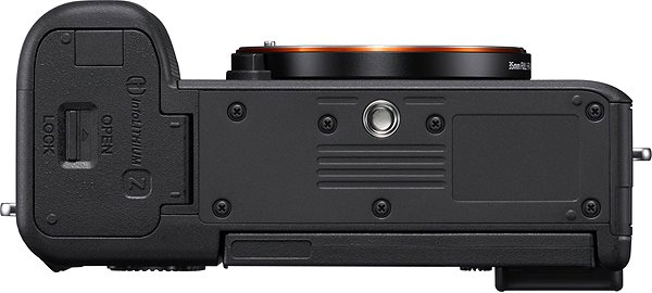 Digitalkamera Sony Alpha A7C Body - schwarz Bodenseite